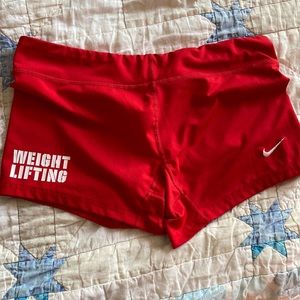 Nike weightlifting shorts